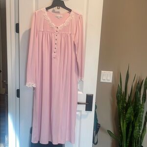 Pink Lace Trim Nightgown